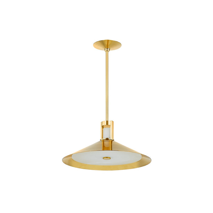 Hudson Valley 3020-AGB LED Pendant, Aged Brass