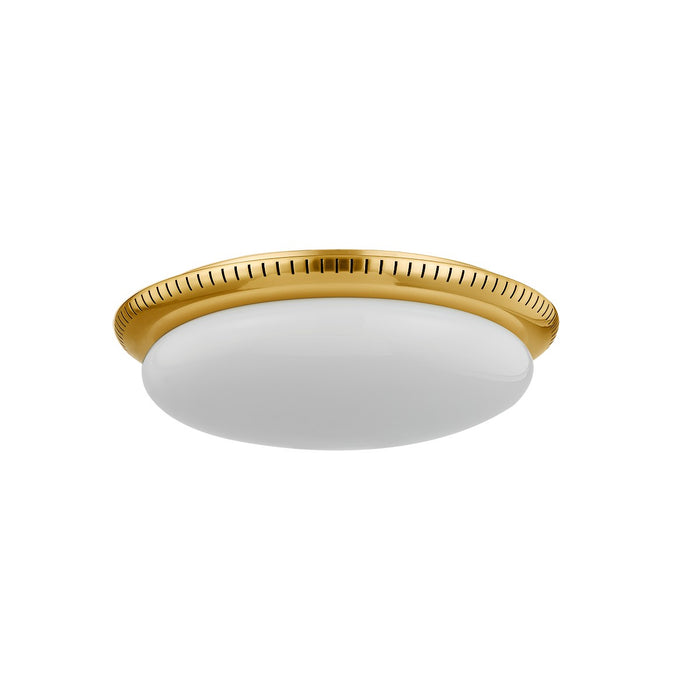 Hudson Valley 3114-AGB LED Flush Mount, Aged Brass