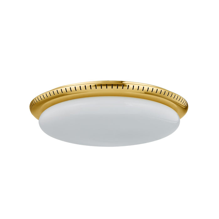 Hudson Valley 3118-AGB LED Flush Mount, Aged Brass