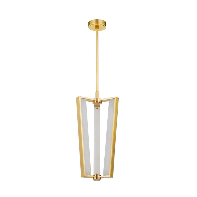Hudson Valley 4053-AGB LED Pendant, Aged Brass