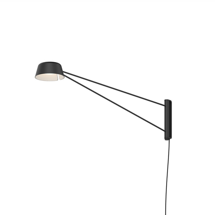 Sonneman 2031.25 LED Wall Lamp, Satin Black