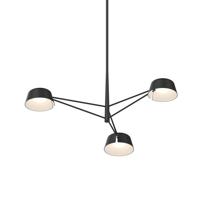Sonneman 2033.25 LED Pendant, Satin Black