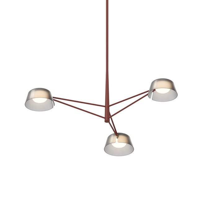 Sonneman 2033.73K LED Pendant, Oxide Red