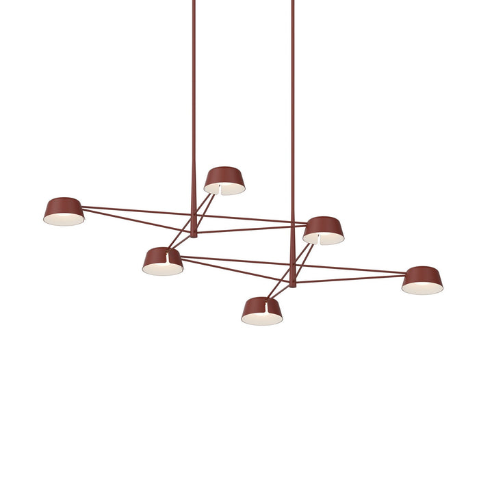 Sonneman 2036.73 LED Pendant, Oxide Red