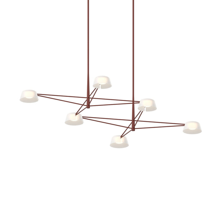 Sonneman 2036.73W LED Pendant, Oxide Red