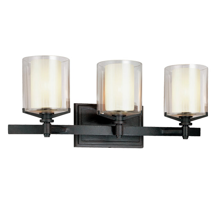 Troy Lighting B1713-TRN Three Light Bath And Vanity, Textured Iron