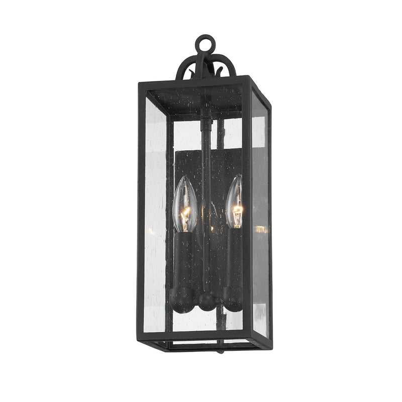 Troy Lighting B2061-FOR Two Light Outdoor Wall Sconce, Forged Iron