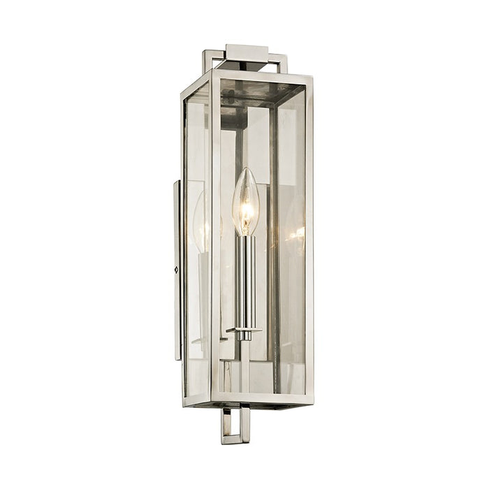 Troy Lighting B6531-SS One Light Wall Sconce, Stainless Steel