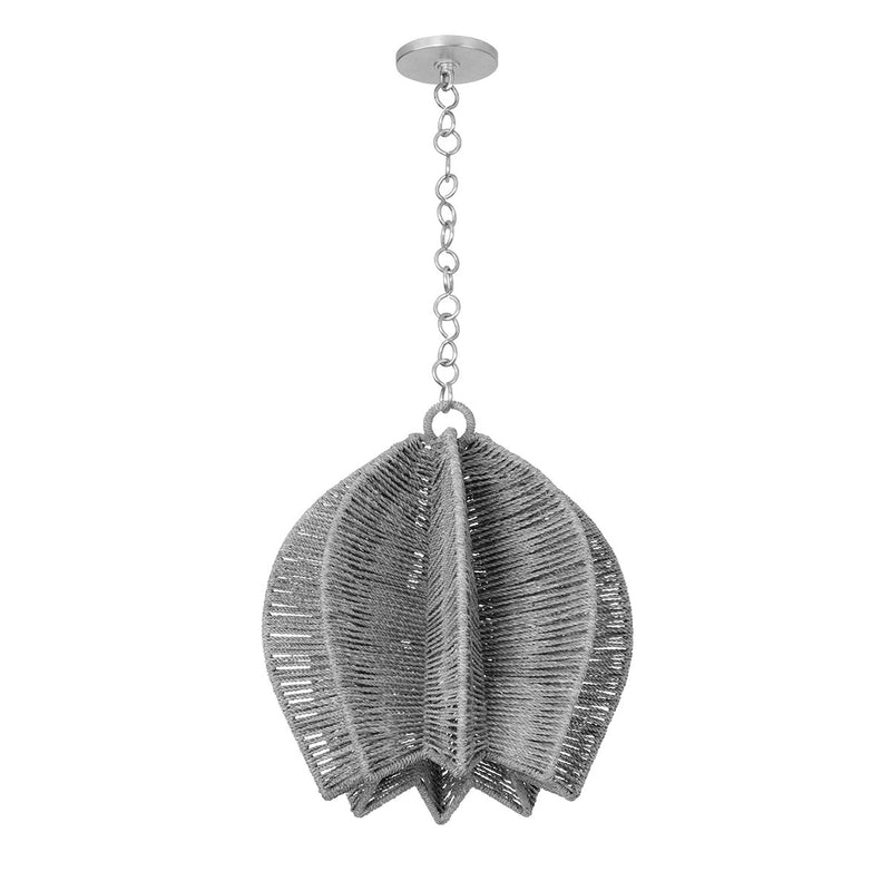 Troy Lighting F3416-VGL One Light Pendant, Vintage Gold Leaf