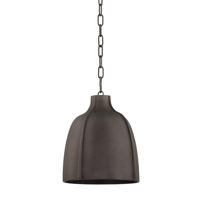 Troy Lighting F3713-BKG One Light Pendant, Blackened Graphite
