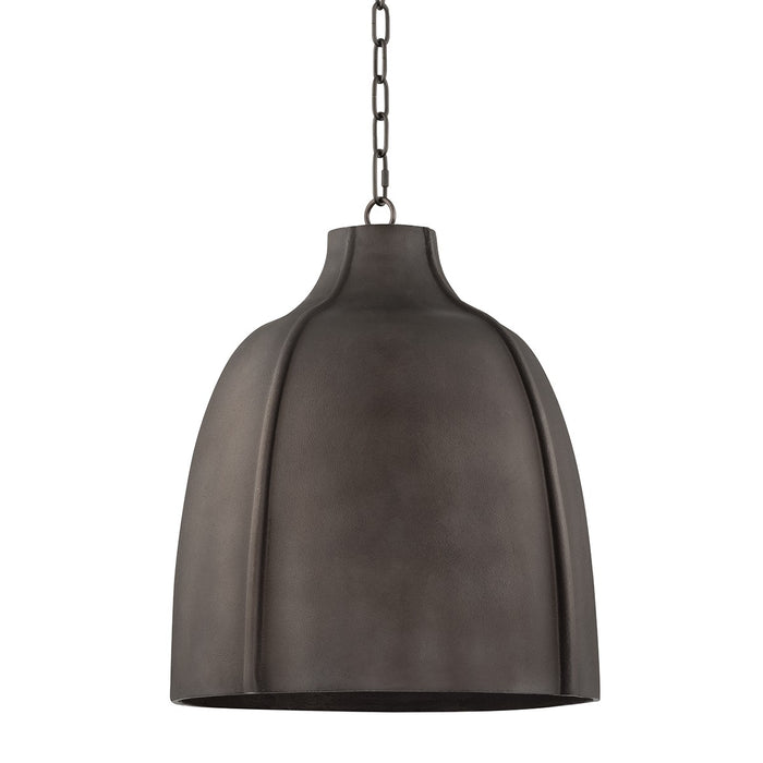 Troy Lighting F3720-BKG One Light Pendant, Blackened Graphite