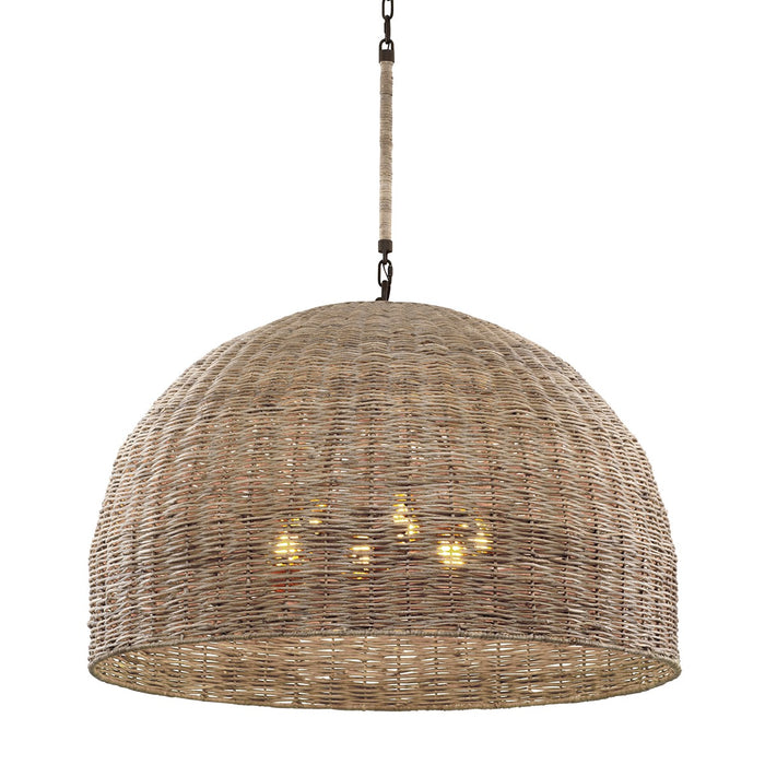 Troy Lighting F6906-TBZ Six Light Chandelier, Textured Bronze