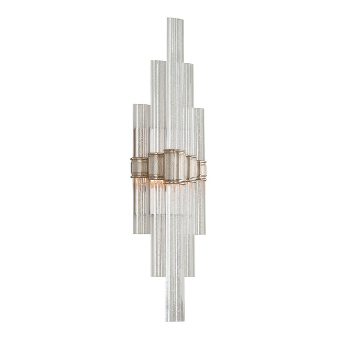 Corbett Lighting 236-12-WSL Two Light Wall Sconce, Warm Silver Leaf
