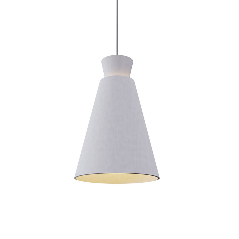 Accord Lighting 1473.47 One Light Pendant, Organic White