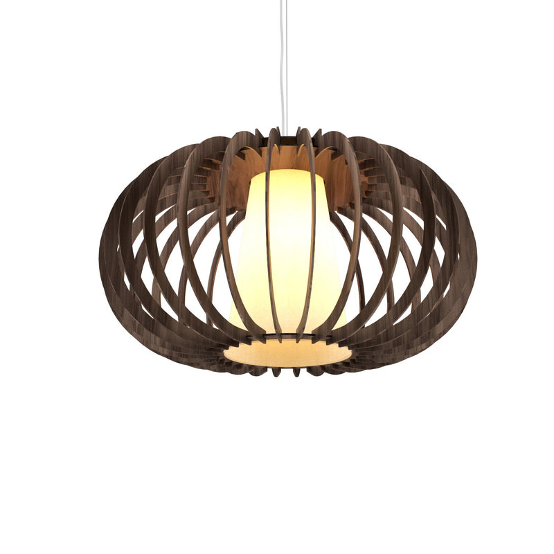 Accord Lighting 1489.18 One Light Pendant, American Walnut