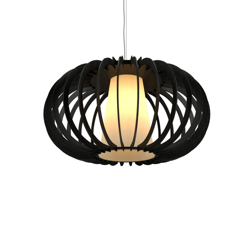 Accord Lighting 1489.44 One Light Pendant, Charcoal