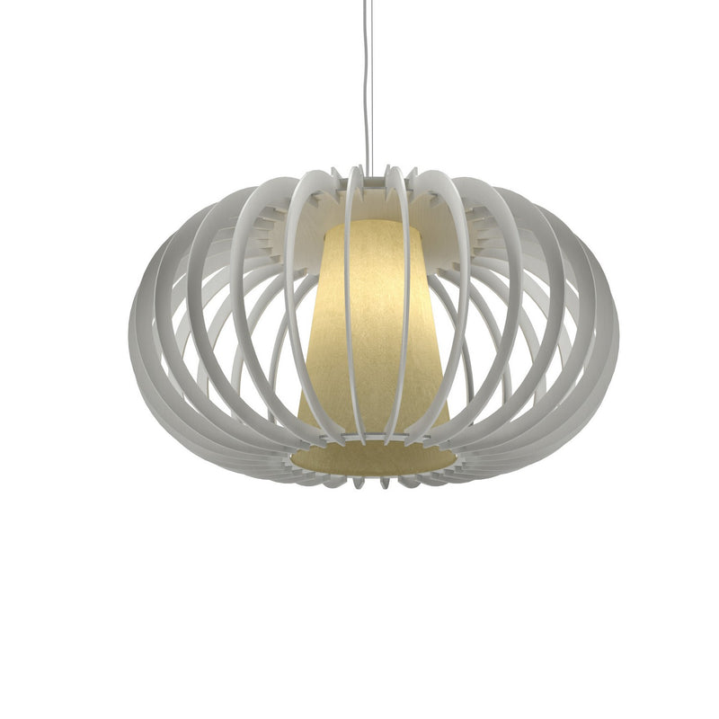 Accord Lighting 1489.47 One Light Pendant, Organic White