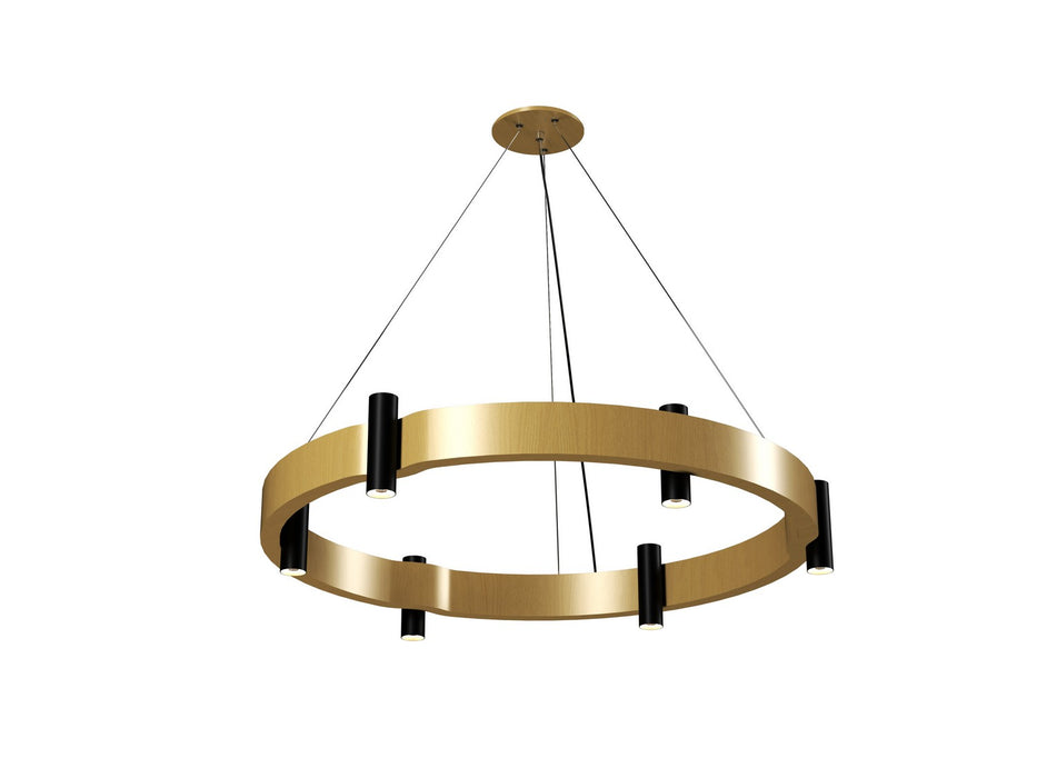 Accord Lighting 1497.49 12 Light Pendant, Organic Gold
