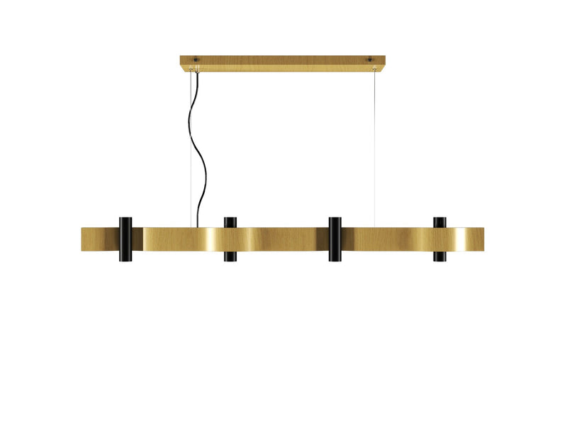Accord Lighting 1500.49 Eight Light Pendant, Organic Gold