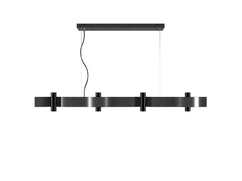 Accord Lighting 1500.50 Eight Light Pendant, Organic Grey