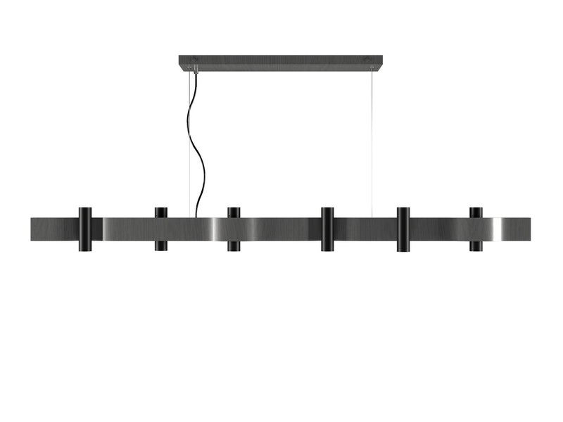 Accord Lighting 1501.50 14 Light Pendant, Organic Grey