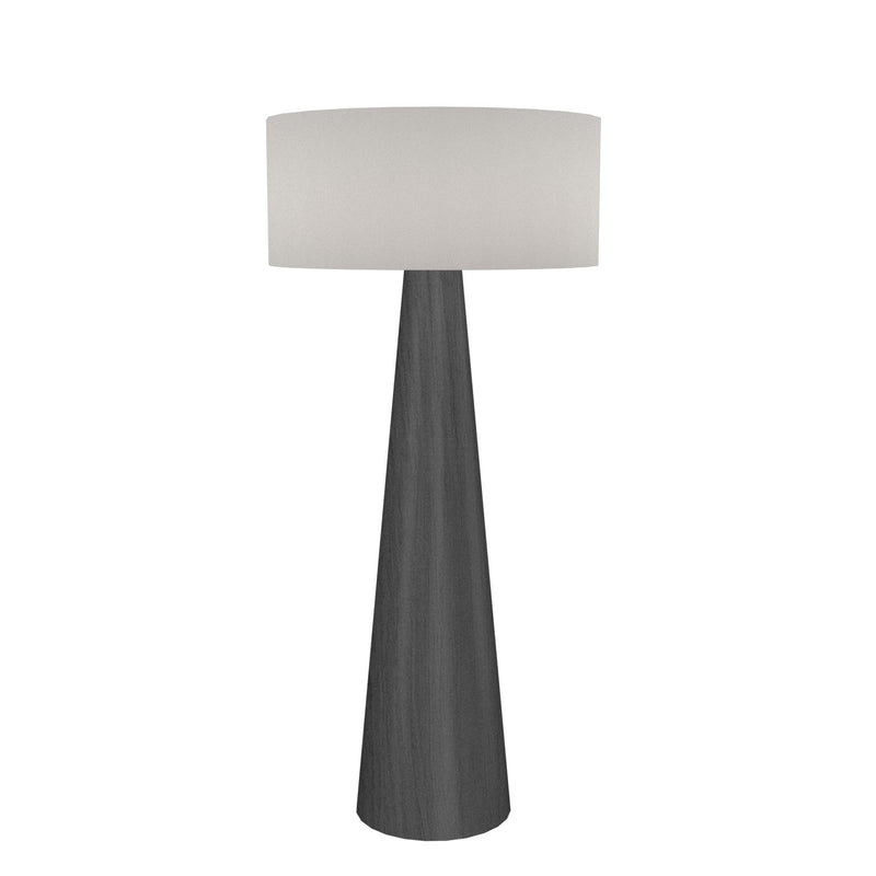 Accord Lighting 3004.50 One Light Floor Lamp, Organic Grey