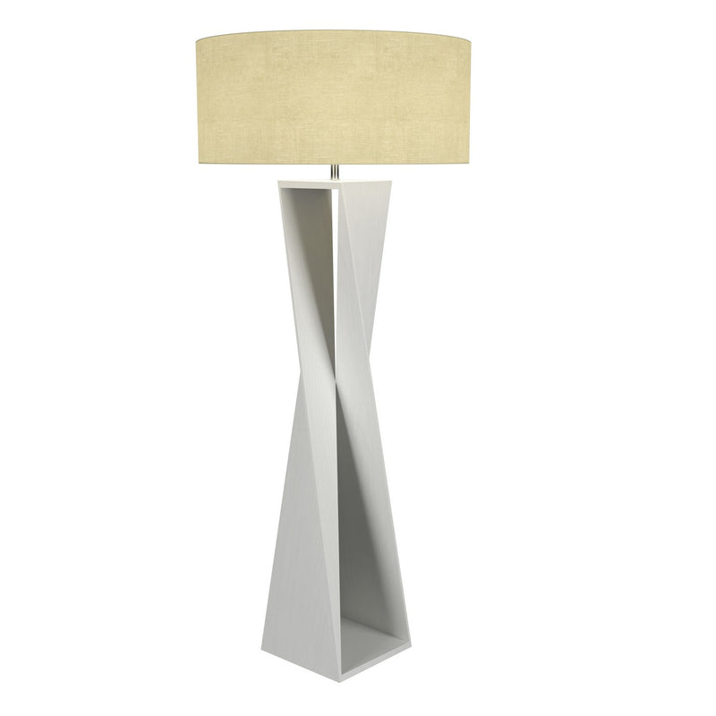 Accord Lighting 3029.47 One Light Floor Lamp, Organic White