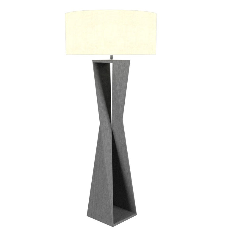 Accord Lighting 3029.50 One Light Floor Lamp, Organic Grey