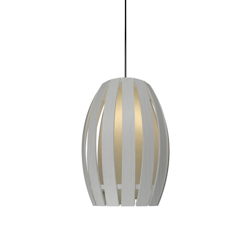 Accord Lighting 303.47 One Light Pendant, Organic White