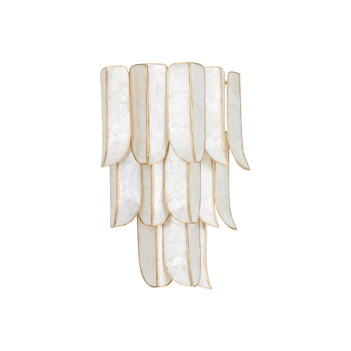 Corbett Lighting 365-03-VGL Three Light Wall Sconce, Vintage Gold Leaf