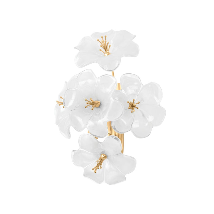 Corbett Lighting 367-01-GL One Light Wall Sconce, Gold Leaf