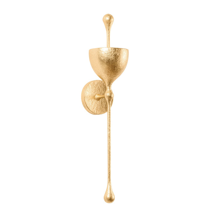 Corbett Lighting 368-01-VGL LED Wall Sconce, Vintage Gold Leaf