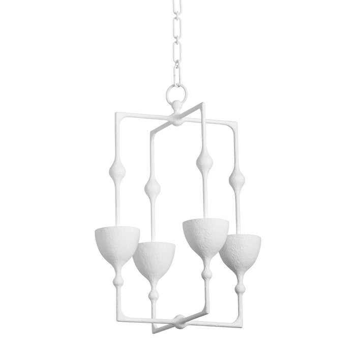 Corbett Lighting 368-16-GSW LED Lantern, Gesso White