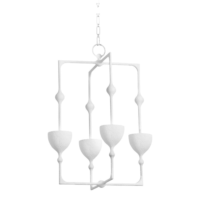 Corbett Lighting 368-22-GSW LED Lantern, Gesso White