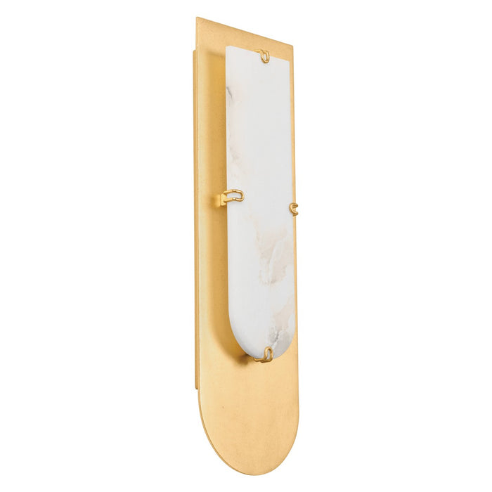 Corbett Lighting 369-01-VGL LED Wall Sconce, Vintage Gold Leaf