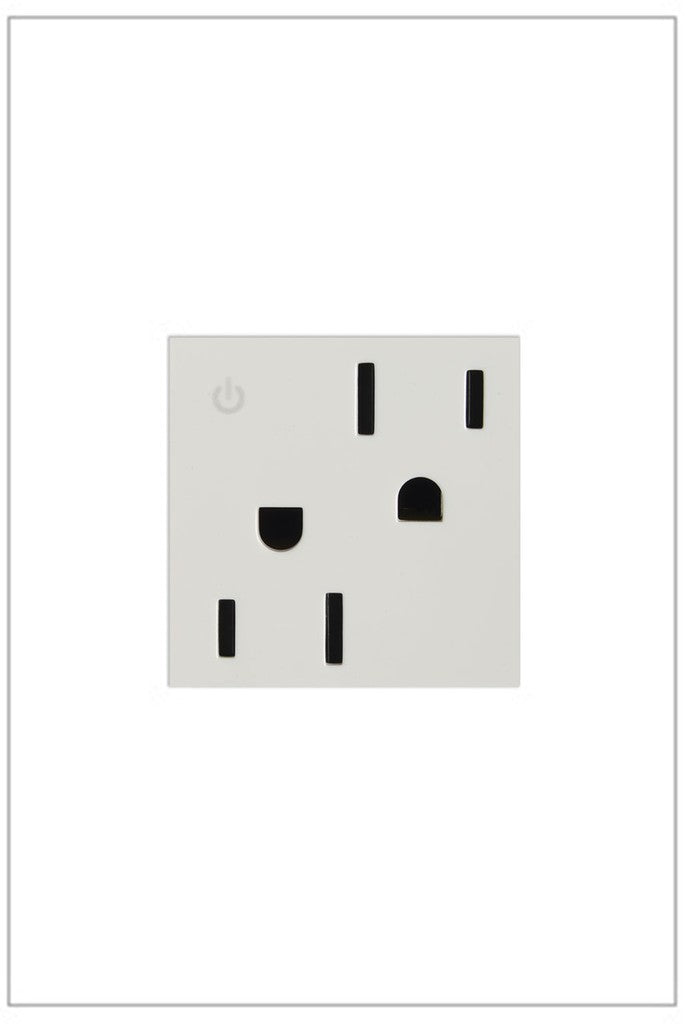Legrand ARCD152W10 Dual Controlled Outlet, White
