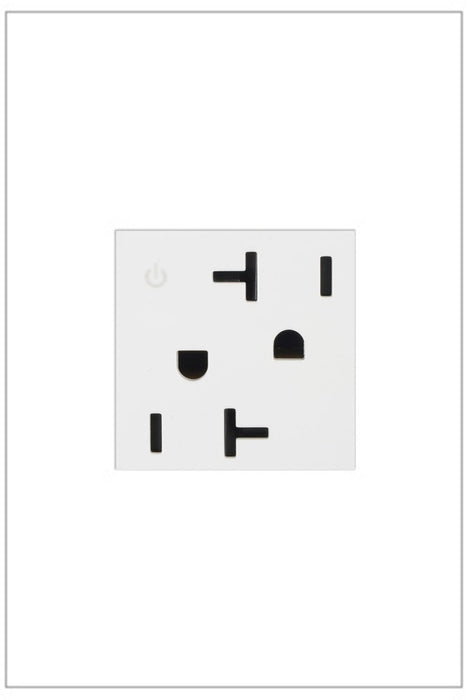 Legrand ARCD202W10 Dual Controlled Outlet, White