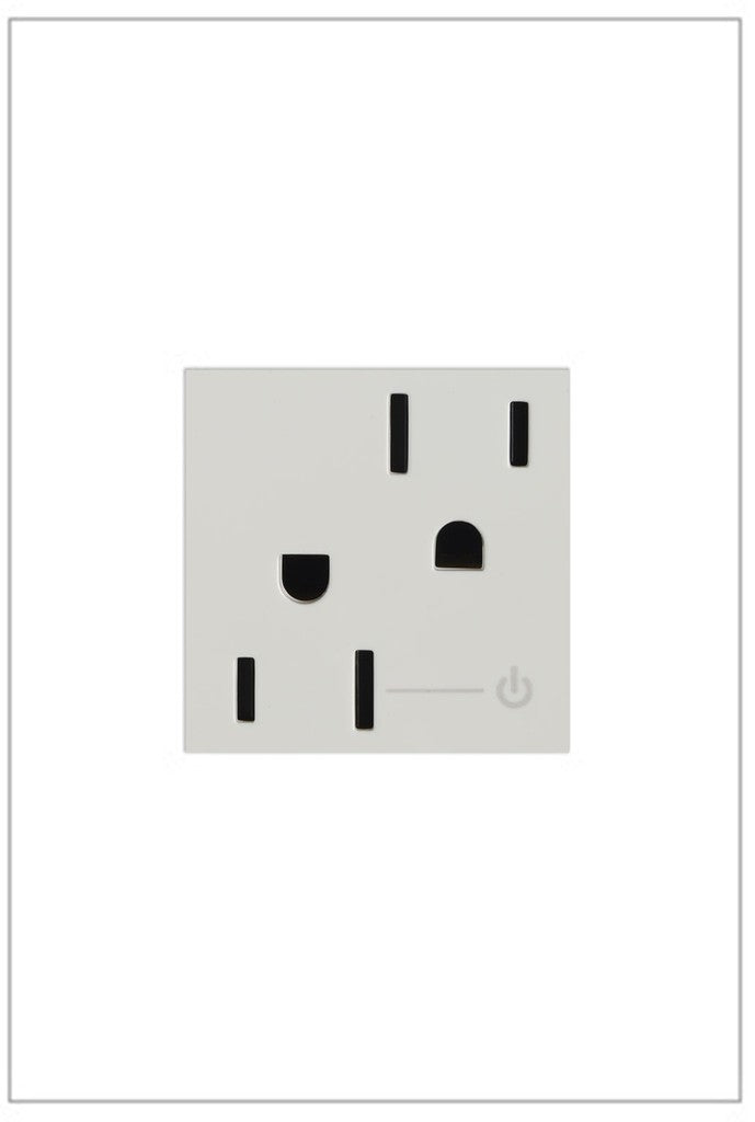 Legrand ARCH152W10 Half Controlled Outlet, White