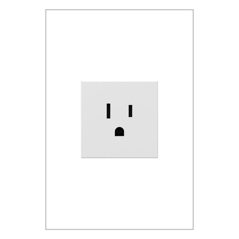 Legrand ARTR151W10 Single Tamper-Resistant Outlet, White