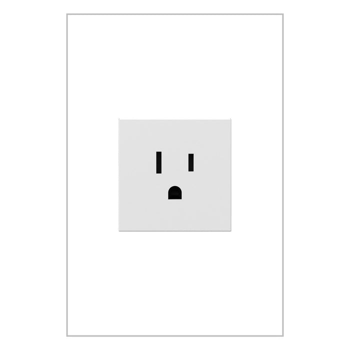 Legrand ARTR151W10 Single Tamper-Resistant Outlet, White