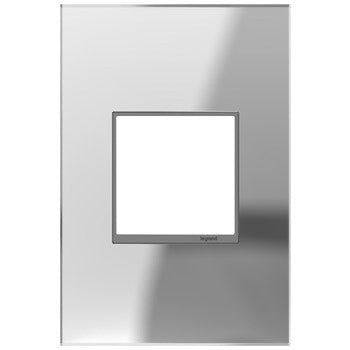Legrand AWM1G2MR1 Gang Wall Plate, Mirror