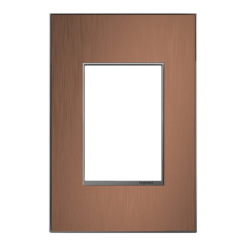 Legrand AWM1G3CU4 Wall Plate, Copper