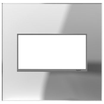 Legrand AWM2GMR1 Gang Wall Plate, Mirror
