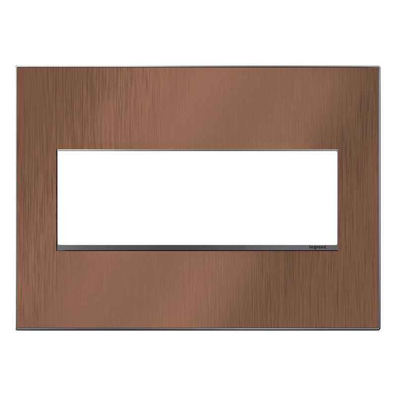 Legrand AWM3GCU4 Wall Plate, Copper