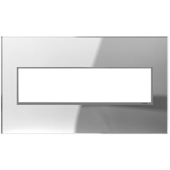 Legrand AWM4GMR1 Gang Wall Plate, Mirror