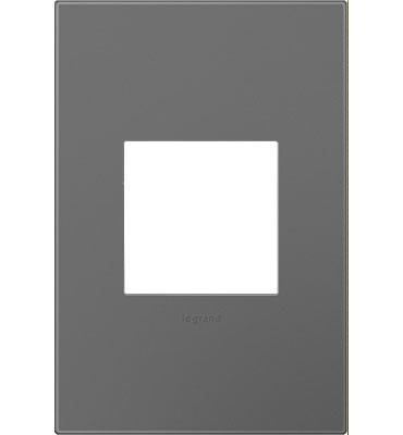 Legrand AWP1G2MG6 Gang Wall Plate, Magnesium