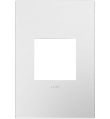 Legrand AWP1G2WH6 Gang Wall Plate, White