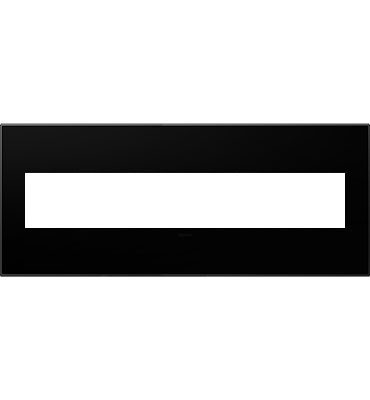 Legrand AWP6GNK1 Gang Wall Plate, Black