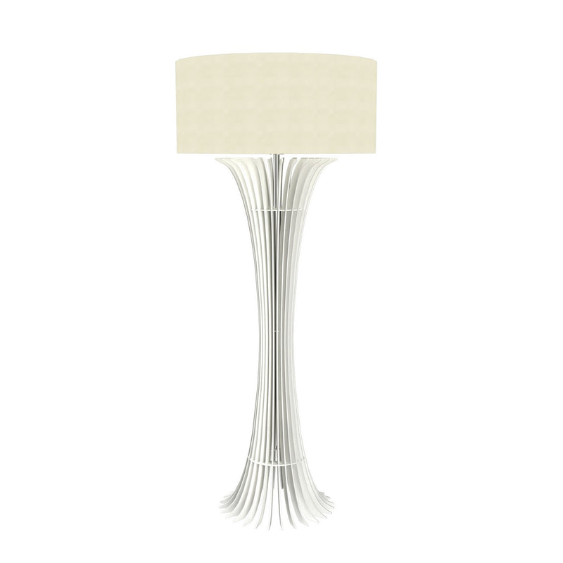 Accord Lighting 363.47 One Light Floor Lamp, Organic White