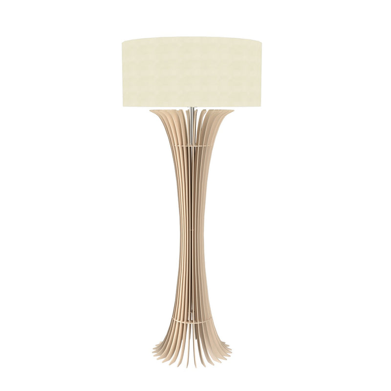 Accord Lighting 363.48 One Light Floor Lamp, Organic Cappuccino